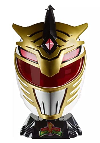 Power Rangers Lightning Collection Premium Replica Helmet with Display Stand (Lord Drakkon) - Image 1