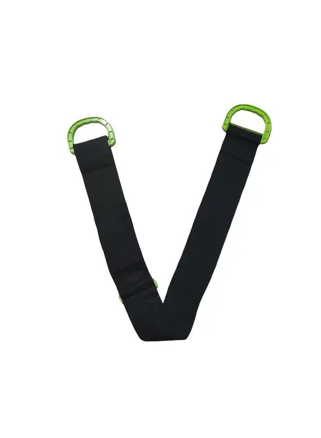 Green Adjustable Lifting Strap with Ergonomic Handle for Heavy Furniture and Appliances Moving - Image 1
