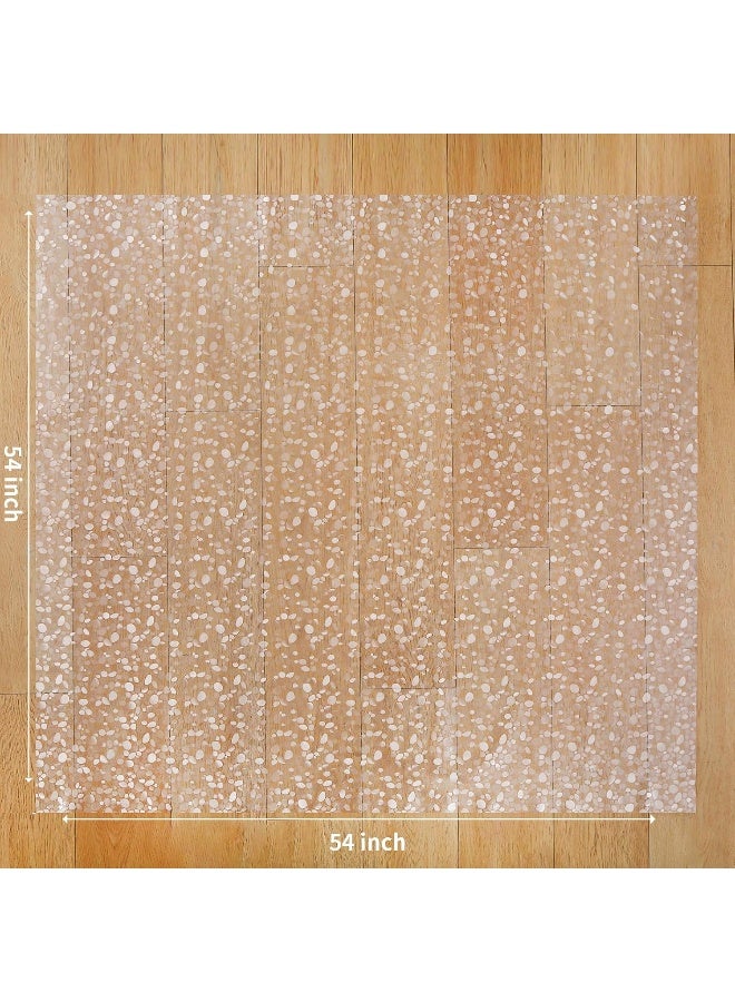 MatLeya Plastic Splat Mat for Baby, Easy Cleaning Vinyl Floor Mat for Eating Messes, Waterproof High Chair Floor Protector Feeding Cover by MatLeya - Image 2