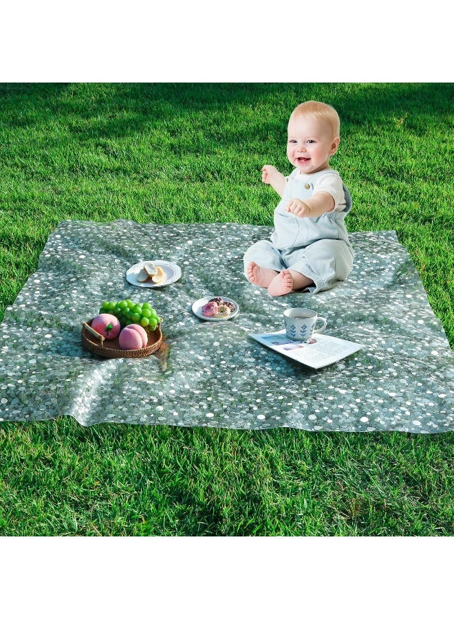 MatLeya Plastic Splat Mat for Baby, Easy Cleaning Vinyl Floor Mat for Eating Messes, Waterproof High Chair Floor Protector Feeding Cover by MatLeya - Image 5