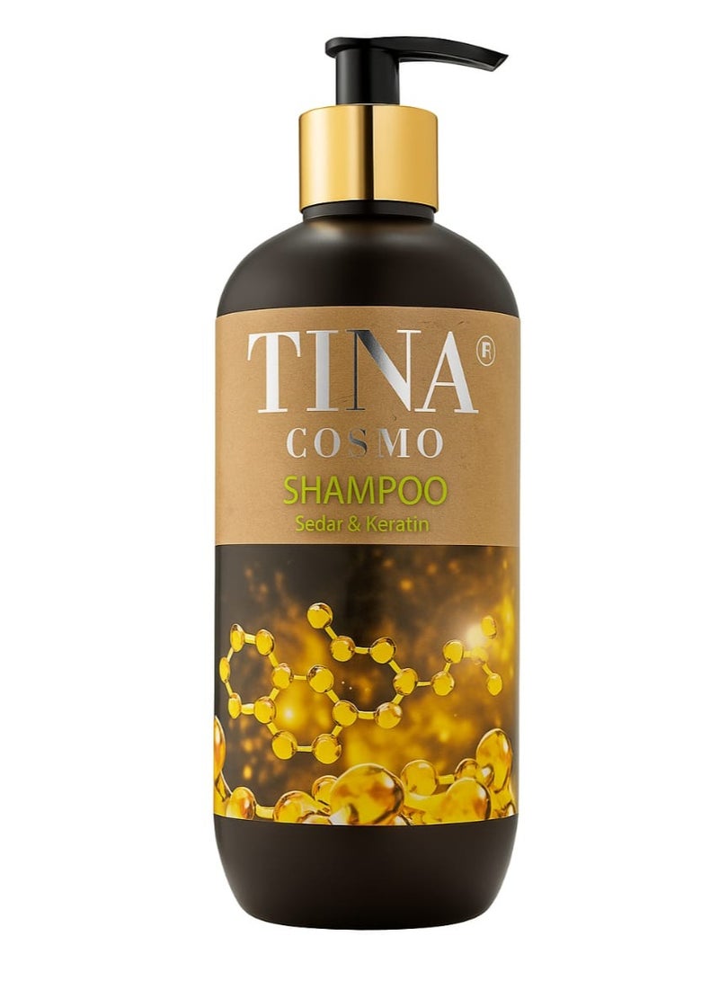 Tina Cosmo Tina Cosmo Hair Shampoo Sedar & Keratin 500ml 