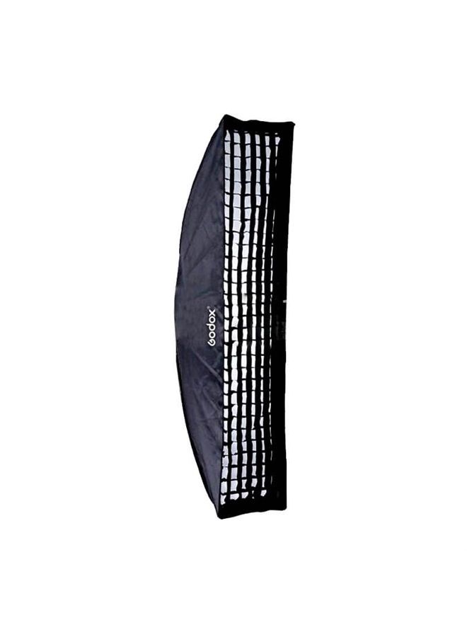 Godox Godox 9"x 35" 22x90cm Honeycomb Grid Strip Softbox for Photo Studio Bowens Mount Flash Lighting and S-Type Bracket Bowens Mount Holder for Speedlite