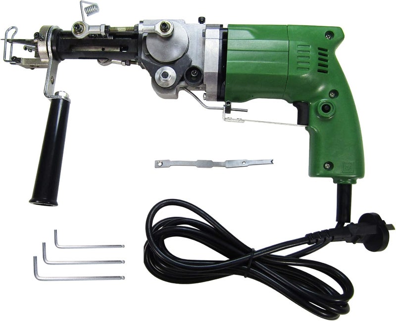 cheekyglo Electric Rug Tufting Gun Carpet Weaving Machine Hand Tufting Gun Both Cut Pile and Loop Pile (220V) - Image 1