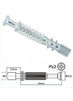 Alet Çantam Tool Bag 6mm Minifix Shaft Furniture Cabinet Jointing Connection Screw - 10 Pcs  - Image 2