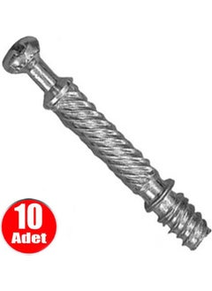 Alet Çantam Tool Bag 6mm Minifix Shaft Furniture Cabinet Jointing Connection Screw - 10 Pcs  - Image 1