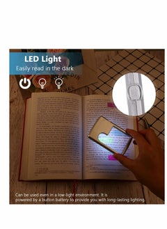 Excefore Pocket Magnifying Glass with Light, 2 Pieces of 3 X and 6 X Magnifying Glass Card Credit Card Magnifiers with Light Small Mini Magnifiers for Reading, Jewelry, Experiment, Investigation, Menu, Travel  - Image 3