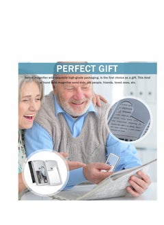 Excefore Pocket Magnifying Glass with Light, 2 Pieces of 3 X and 6 X Magnifying Glass Card Credit Card Magnifiers with Light Small Mini Magnifiers for Reading, Jewelry, Experiment, Investigation, Menu, Travel  - Image 5