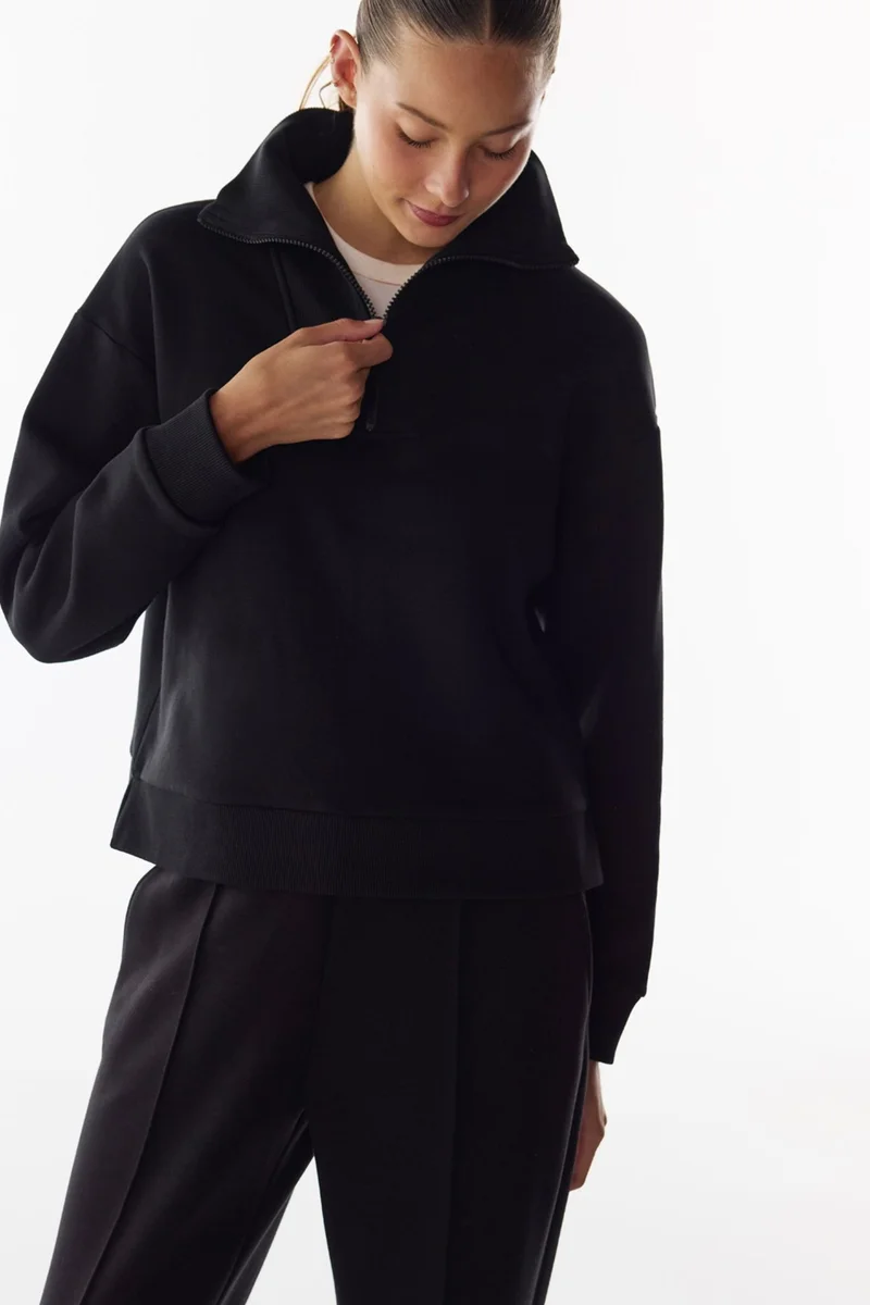 Penti PENTI Half-Zip Brushed Sweatshirt
