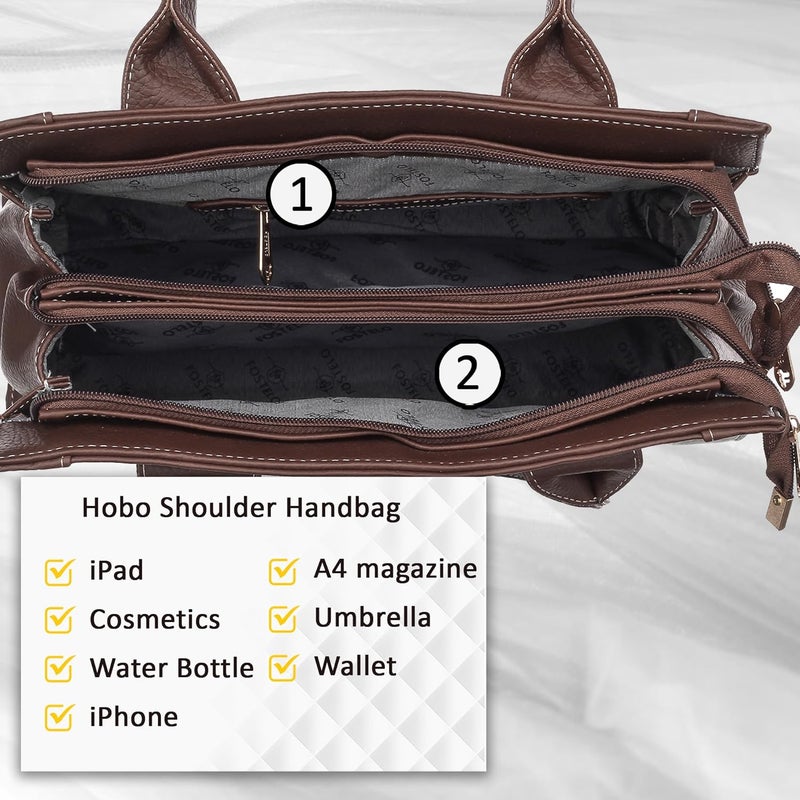 Fostelo Women's Ocean Side Satchel Tote Handbag for Women | Ladies Purse | Stylish Shoulder Bag | Gift For Women - Image 5