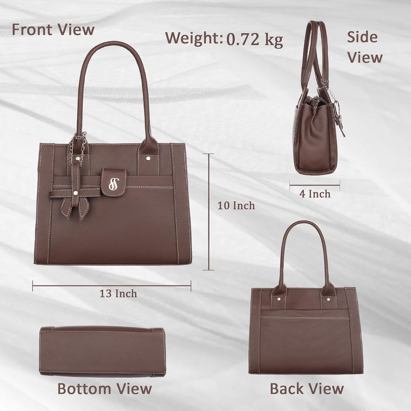 Fostelo Women's Ocean Side Satchel Tote Handbag for Women | Ladies Purse | Stylish Shoulder Bag | Gift For Women - Image 3