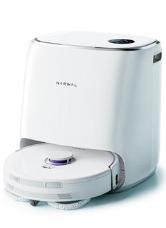 Narwal Freo Robotic Vacuum Cleaner Versatile Self Mop Clean with Dirt Sense and Auto Washing,White