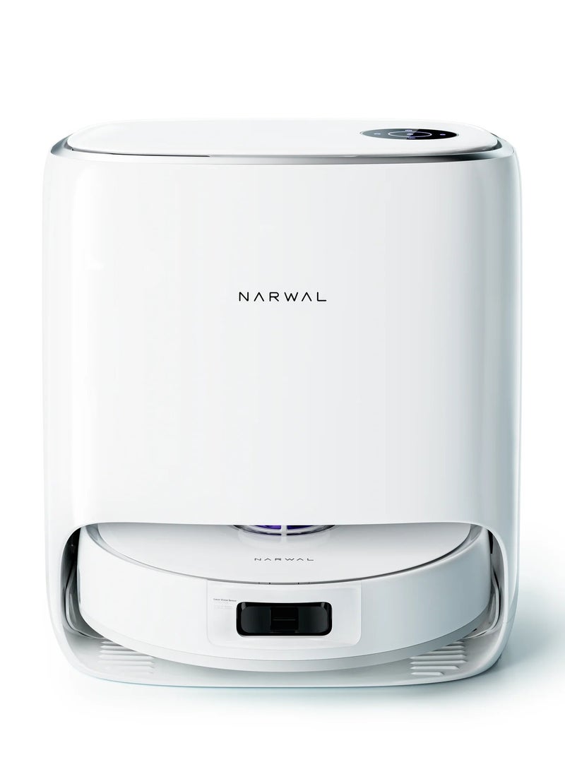 NARWAL - Narwal Freo Robotic Vacuum Cleaner Versatile Self Mop Clean with Dirt Sense and Auto Washing,White - Image 1