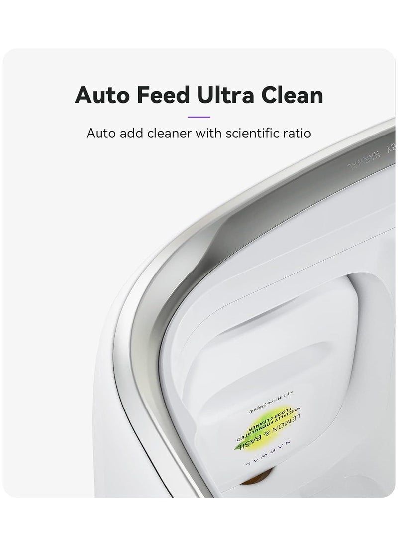 NARWAL - Narwal Freo Robotic Vacuum Cleaner Versatile Self Mop Clean with Dirt Sense and Auto Washing,White - Image 1