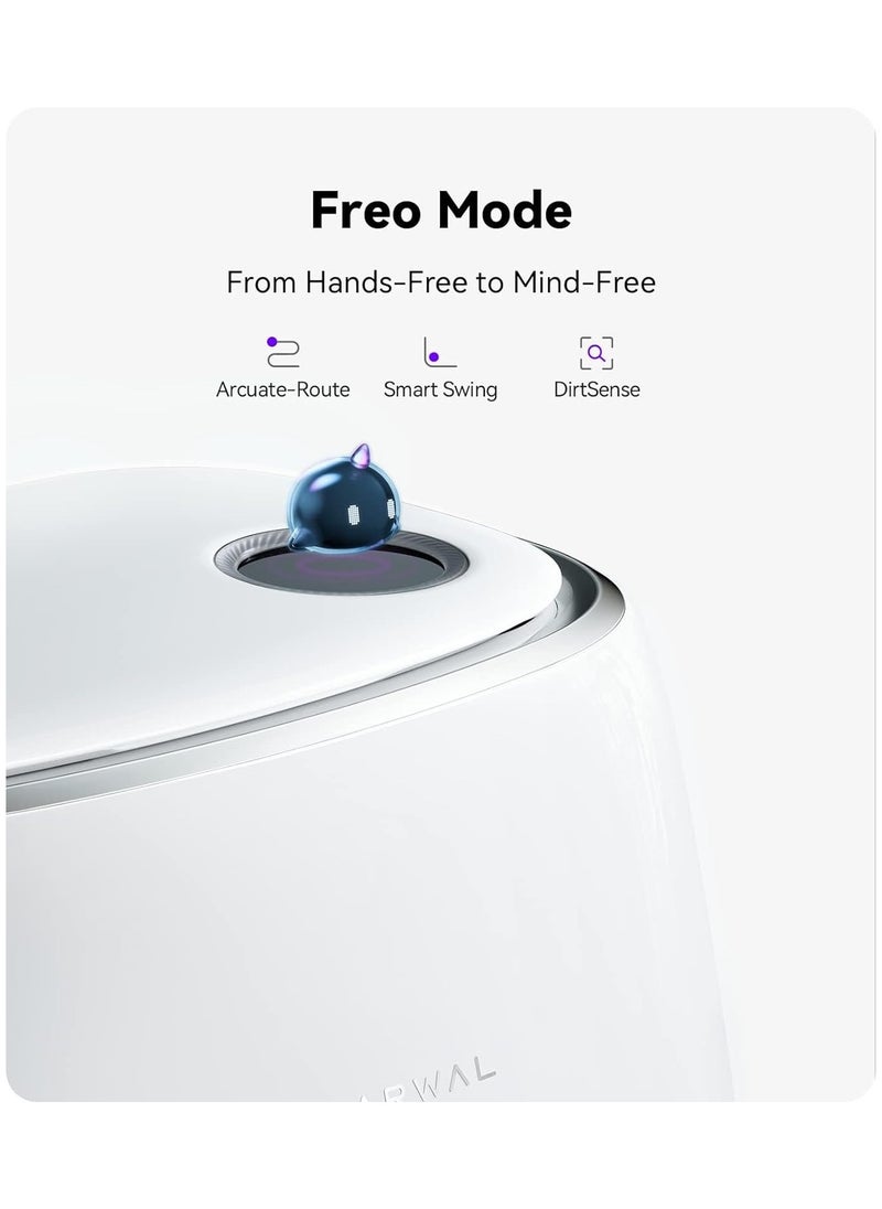 NARWAL - Narwal Freo Robotic Vacuum Cleaner Versatile Self Mop Clean with Dirt Sense and Auto Washing,White - Image 1