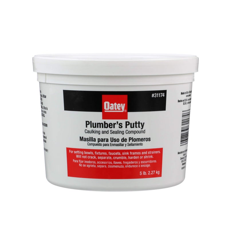 Oatey 31174 Plumber's Putty, Small, White - Image 1