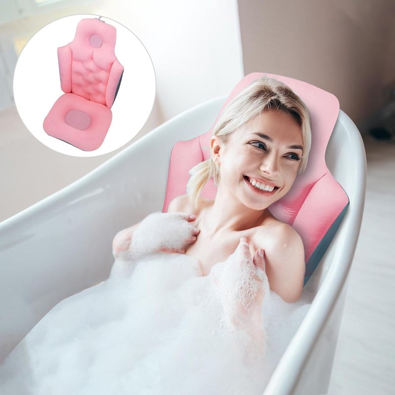 windforgecraft Bathtub Pillow Full Body,Bathtub Accessories for Relaxing | Non-Slip Extra Support Bathtub Pillow Cushion Headrest Relaxation, Bath Cushion Lumber Accessories for Shower - Image 3