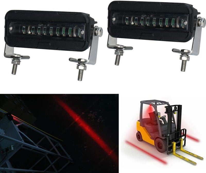 MOVOTOR Forklift Safety Light - Red Zone LED Warning Light - Image 1