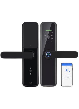 قفل ذكي، إصدار TT Lock WiFi، لا يتطلب محورًا، إصدار GCC، قفل باب ببصمة الإصبع مع لوحة مفاتيح تعمل باللمس، سهل التركيب للباب الأمامي والمنزل والمكتب وAirbnb - pzsku/Z4B4492A391802BB577A5Z/45/_/1735975352/6013479e-0c37-42b4-bc86-28d75b00f3ee