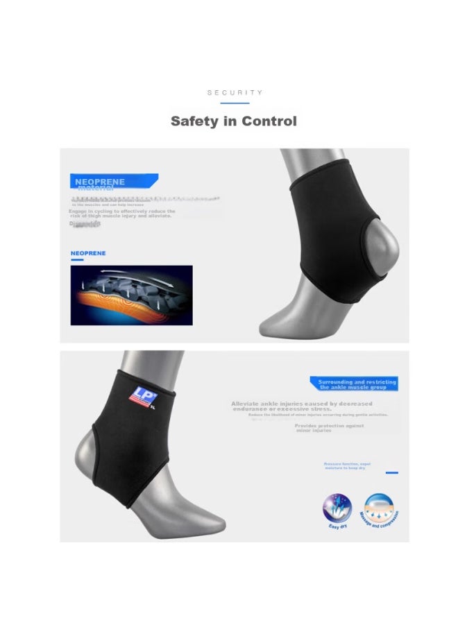 LP Lp704 Ankle Brace, Breathable Sports Support For Basketball, Soccer, Badminton, Stabilizes Ankle Joint, Protective Gear, Size L  - Image 5