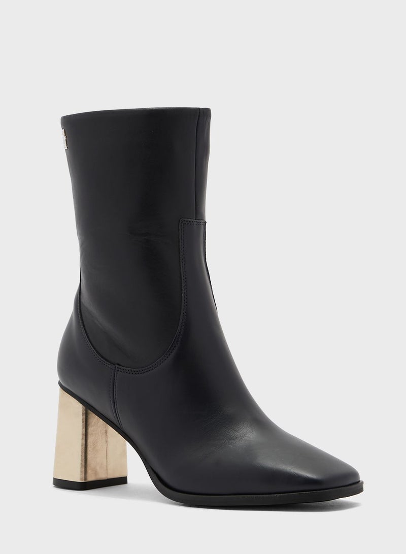 Soft Square Toe Boots