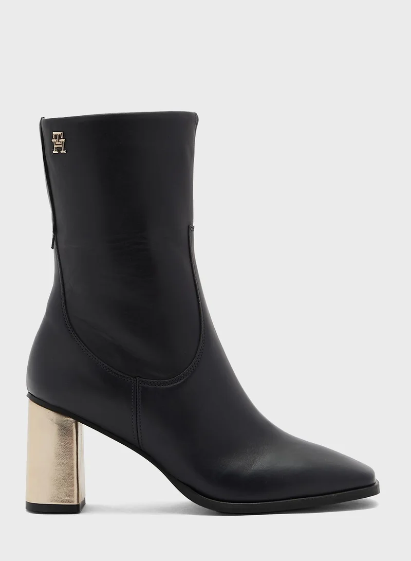 TOMMY HILFIGER Soft Square Toe Boots