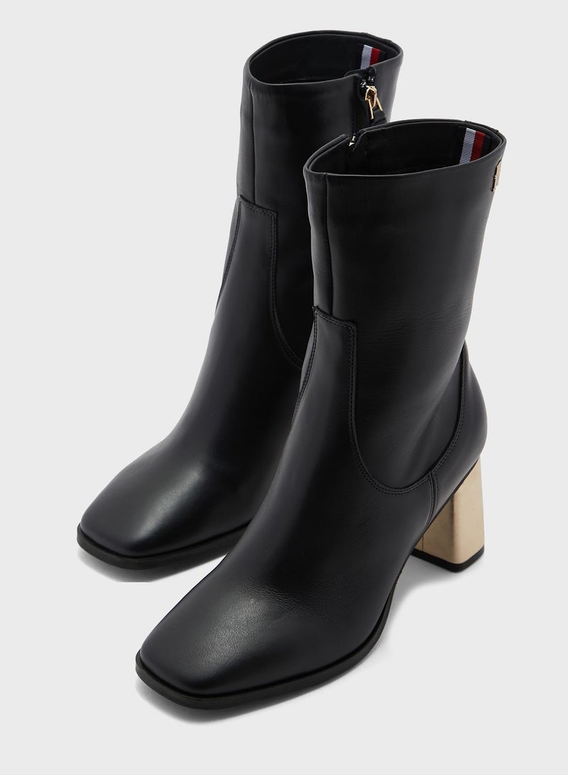 Soft Square Toe Boots