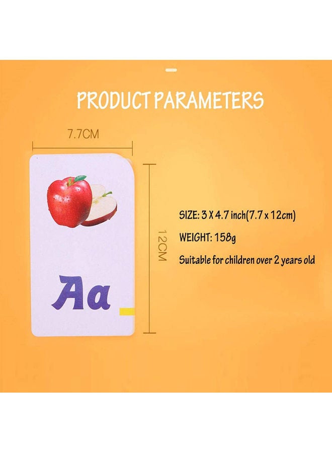 AMERTEER 52-Piece Alphabet Pocket Flash Cards - Image 3