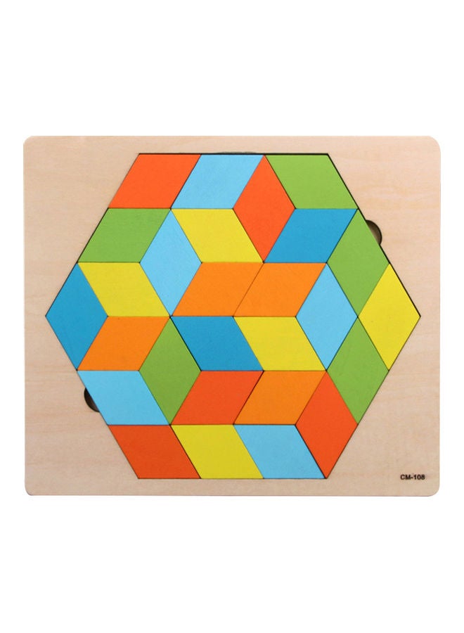 Wooden  Geometric Puzzles Board
