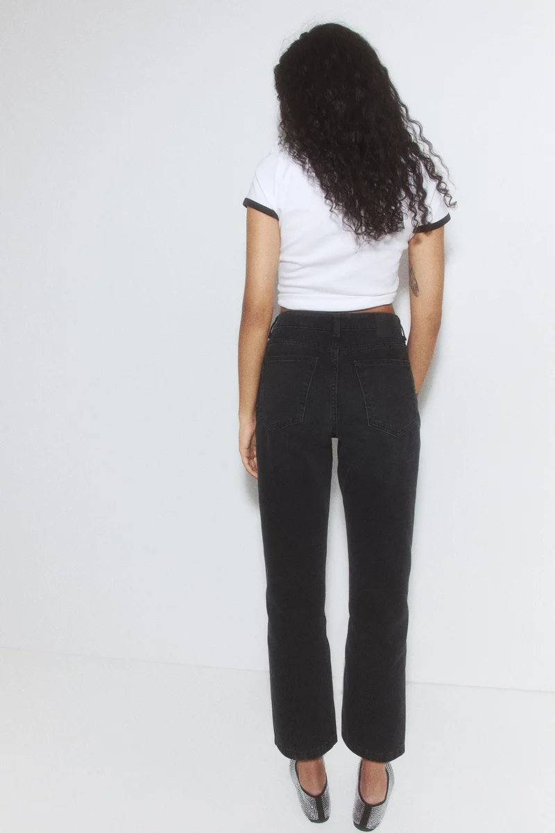 اتش اند ام Straight High Ankle Jeans