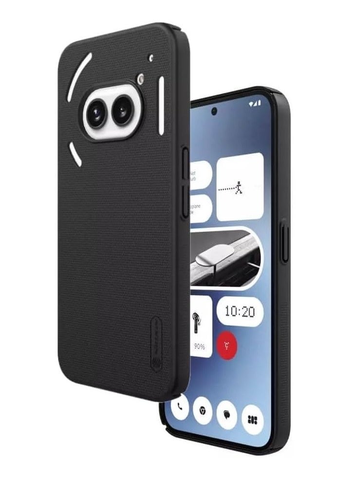 Nillkin Super Frosted Shield Pro Matte All-Round Protection Anti-scratch Slim Luxury PC Hard Protection Back Cover for Nothing Phone 2A 2024 Black 