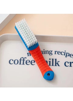 Liquid Shoe Brush Multi-functional Shoe Brush Special Professional Shoes Washing Soft Hair Not Hit Shoes Household Clothes Washing Brush Artifact Blue handle ☆ soft capillary brush shoes [6*12 rows]]