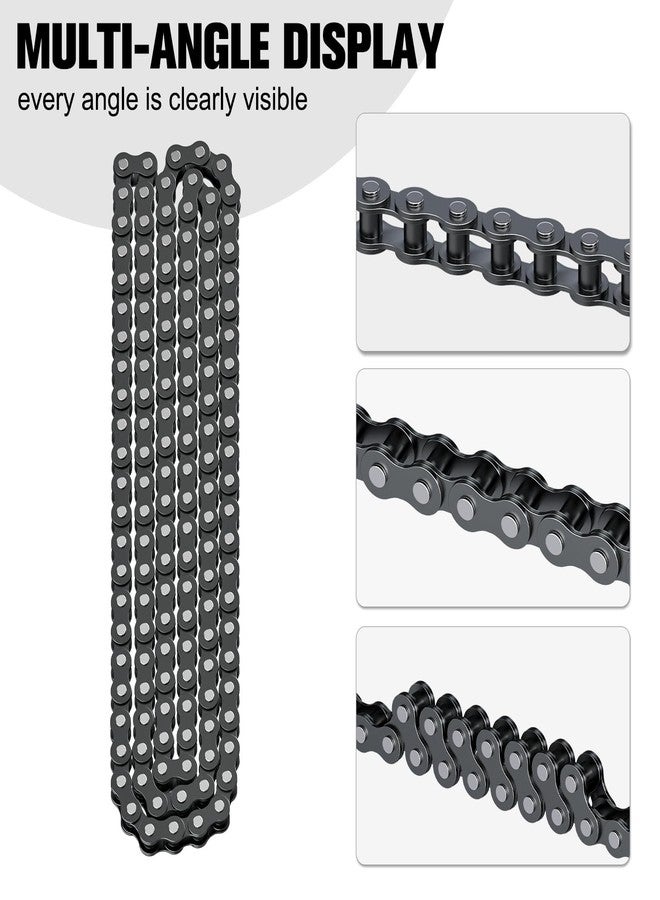 YOXUFA سلسلة عمود إدارة YOXUFA 420، 42 طول، سلسلة قيادة خلفية، 90 وصلة، قاطع مع مُعدِّل شد السلسلة، لدراجات كولمان CT200U، CT200U-EX، BT200X، باجا واريور، MB165، MB200، تريل ماستر، سعة 212 سم مكعب و196 سم مكعب، بقوة 6.5 حصان. - Image 3