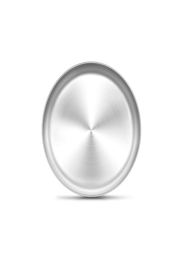 تيم فار صينية بيتزا من تيم فار، صينية بيتزا 9 بوصة، صينية فرن تحميص من الفولاذ المقاوم للصدأ، صينية خبز بيتزا دائرية صغيرة للكوكيز والفطائر والكيك، غير سامة ومتينة، سهلة التنظيف وآمنة للغسل في غسالة الأطباق - Image 1