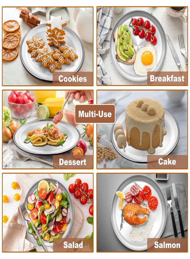 تيم فار صينية بيتزا من تيم فار، صينية بيتزا 9 بوصة، صينية فرن تحميص من الفولاذ المقاوم للصدأ، صينية خبز بيتزا دائرية صغيرة للكوكيز والفطائر والكيك، غير سامة ومتينة، سهلة التنظيف وآمنة للغسل في غسالة الأطباق - Image 4