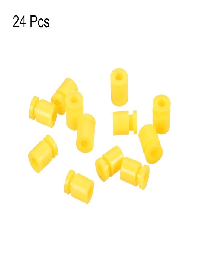 MECCANIXITY RC Anti Vibration Rubber Balls for RC F4 F7 Flight Controller M3x8mm Shock Absorption Balls (Yellow), Pack of 24 - Image 3