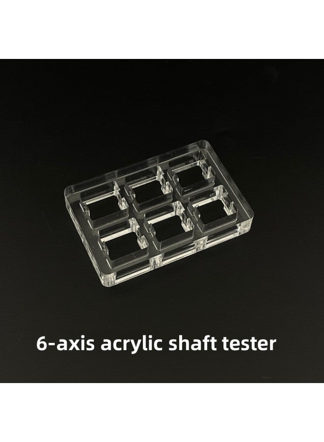 Thickened Transparent Acrylic Axis Tester Frame Cherry Mechanical Keyboard Axis Experience Shelf Customized Base 