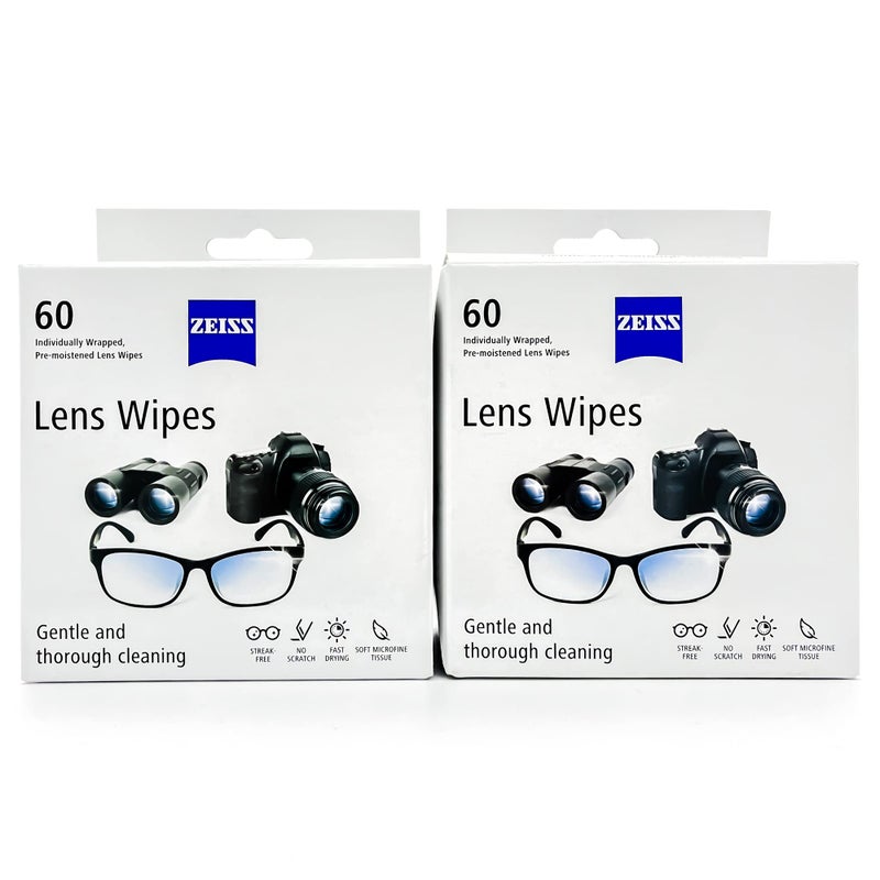 ZEISS Lens Cleaning Wipes 120Pack