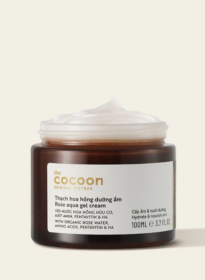 ذا كوكوون أورجنال فيتنام توفير مع الباقات | مجموعة روز للترطيب المنعش – كريم جل مائي 100 مل وزيت تنظيف 140 مل لبشرة ناعمة وممتلئة بالنضارة - Image 3