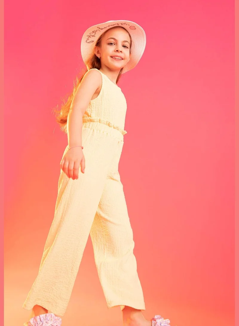 ديفاكتو Regular Fit Sleeveless Culotte Dungarees