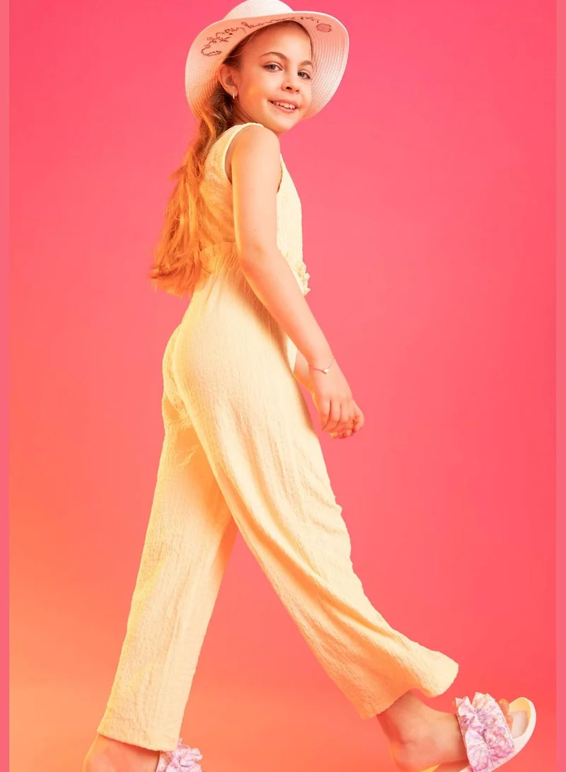 ديفاكتو Regular Fit Sleeveless Culotte Dungarees