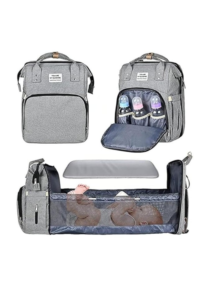 ORiTi Multifunctional Mummy Bag, Baby Diaper Bag Backpack, Diaper Bag Backpack with Changing Station  - Image 1