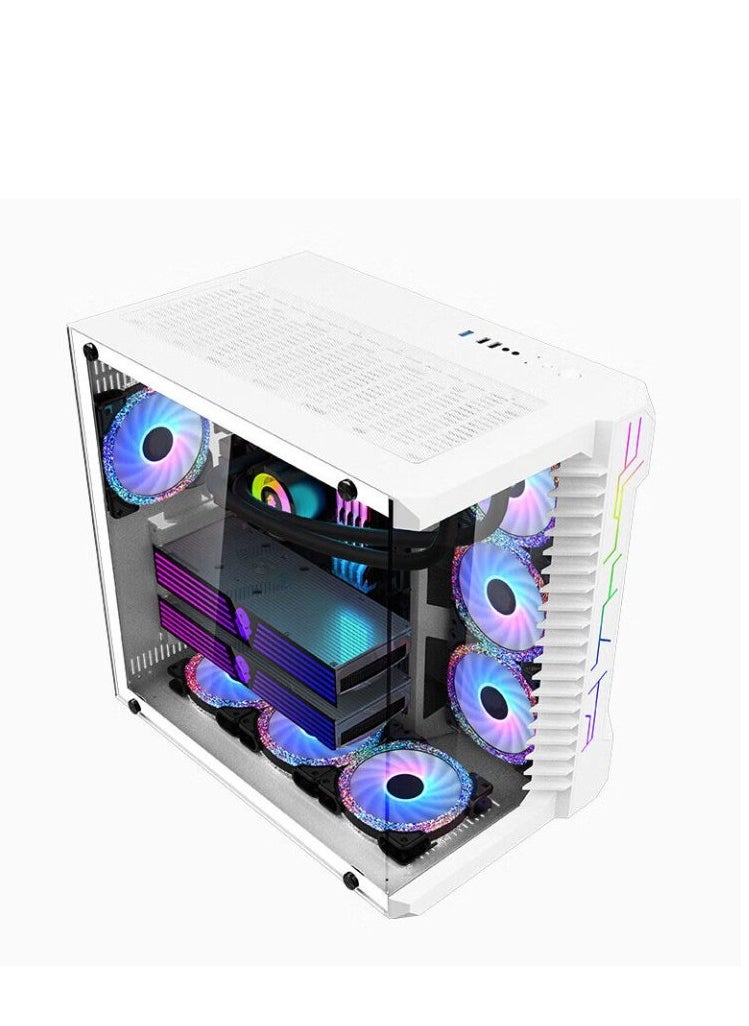 Truenort TrueNort Bruce III 4 pcs 120MM ARGB Fans with Controller Tempered Glass E-ATX Mid Tower Computer PC Case  - Image 2