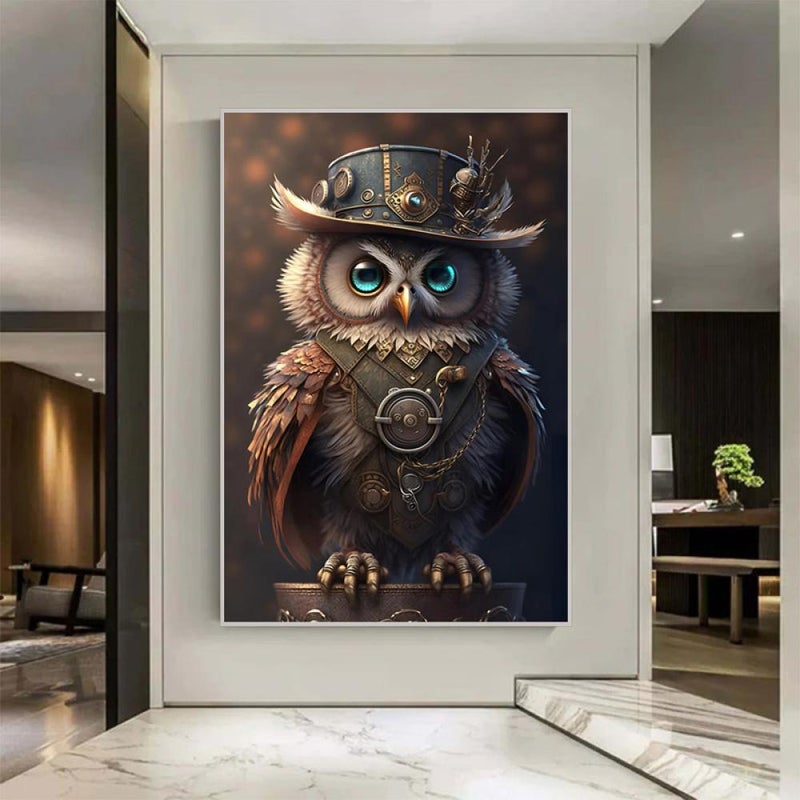 Marktna One piece of animal-themed canvas print with a hollow frame, measuring (40×60). - Image 3