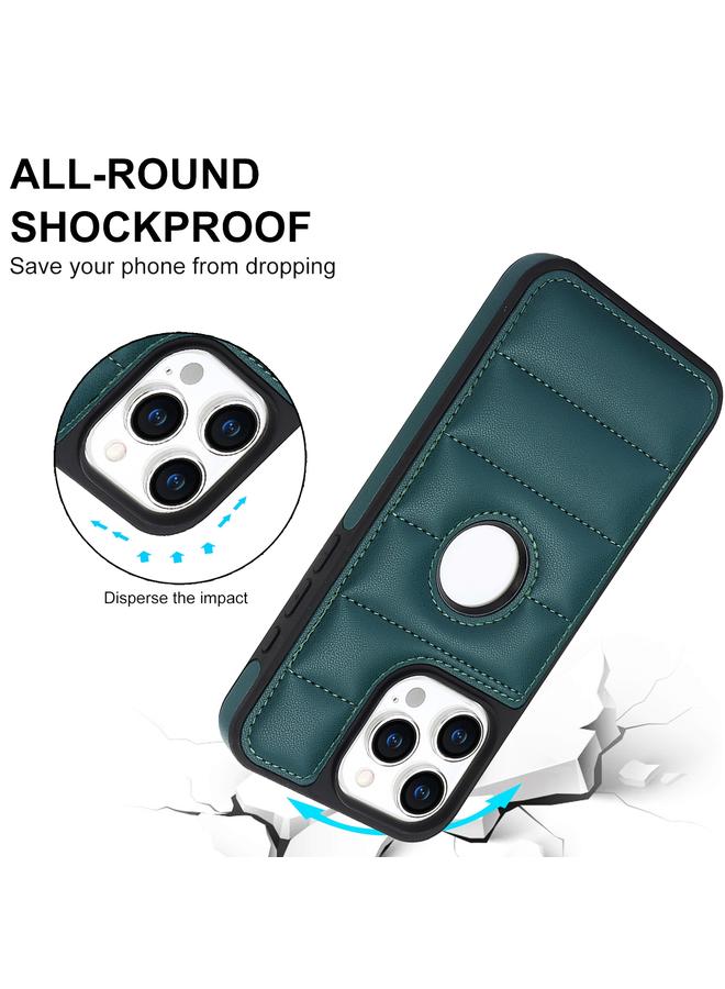 Zaboon Case For iPhone 13 Pro Max Piano Key Hollow Cutout PU Phone Case - Image 2