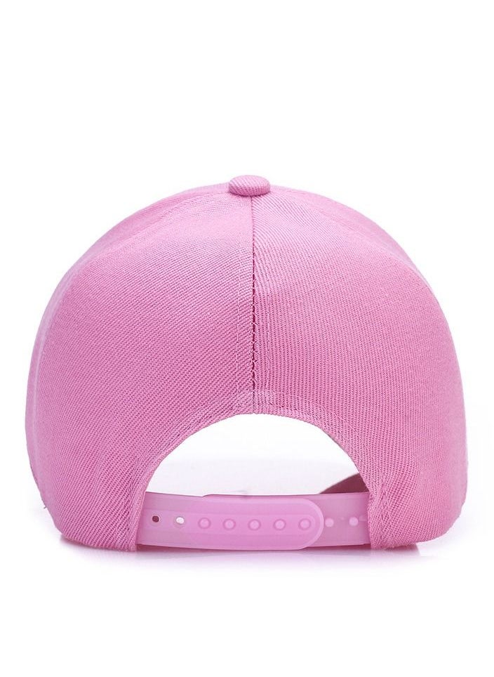 NIBEMINENT - NY Embroidery Hip Hop Snapback Cap Pink - Image 1