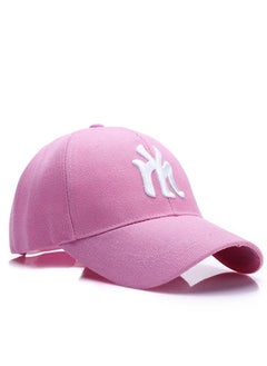NY Embroidery Hip Hop Snapback Cap Pink