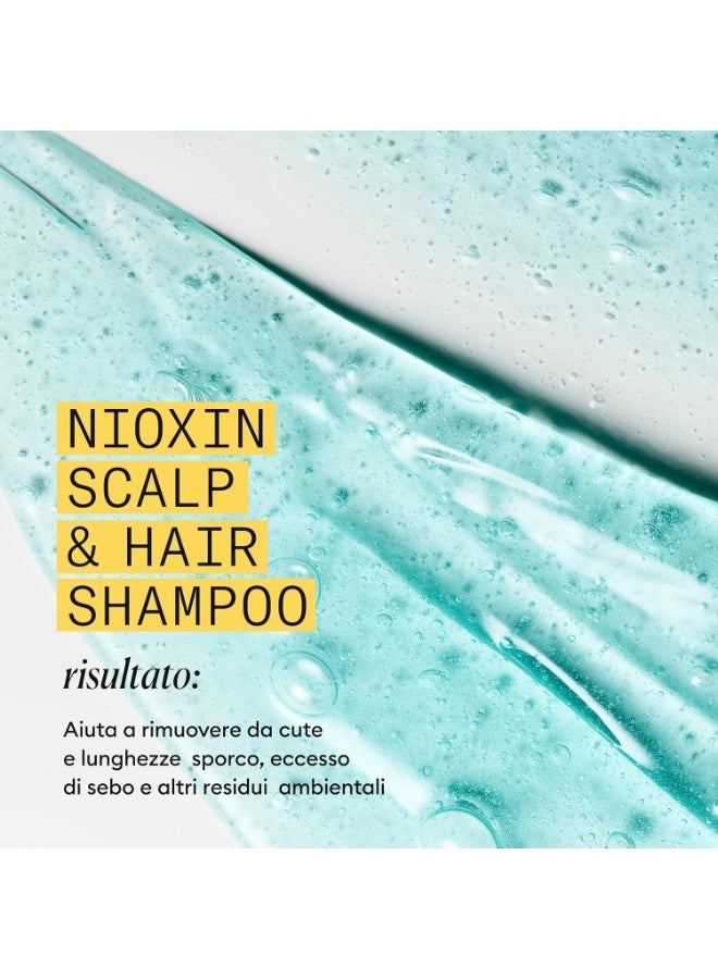 نيوكسين شامبو نيوكسين لفروة الرأس والشعر 1 - شامبو التنظيف العميق للشعر غير المعالج يمنع تساقط الشعر - مع البيوتين والكافيين والنياسيناميد (1 لتر) - Image 4