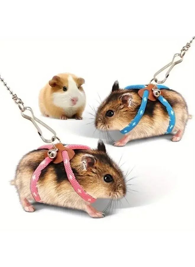 حبل الهامستر الأزرق الفاتح، كمامة مربعة الشكل قابلة للتعديل، مقاومة للعض، لتلبية احتياجات التدريب والأنشطة الخارجية للحيوانات الأليفة - Image 2