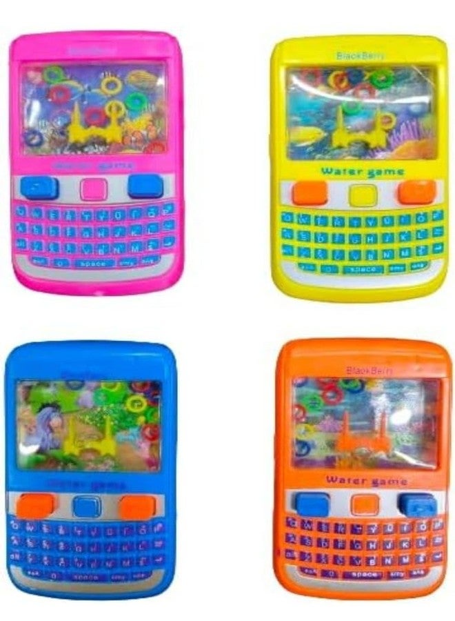 YOOKO® Water Ring Game Toy for Kids | Pack of 4 Mobile Shape Water Bubble Games | Birthday Return Gift, Party Favors | Classic Handheld Ring Toss Toy (Multicolor) - Image 2