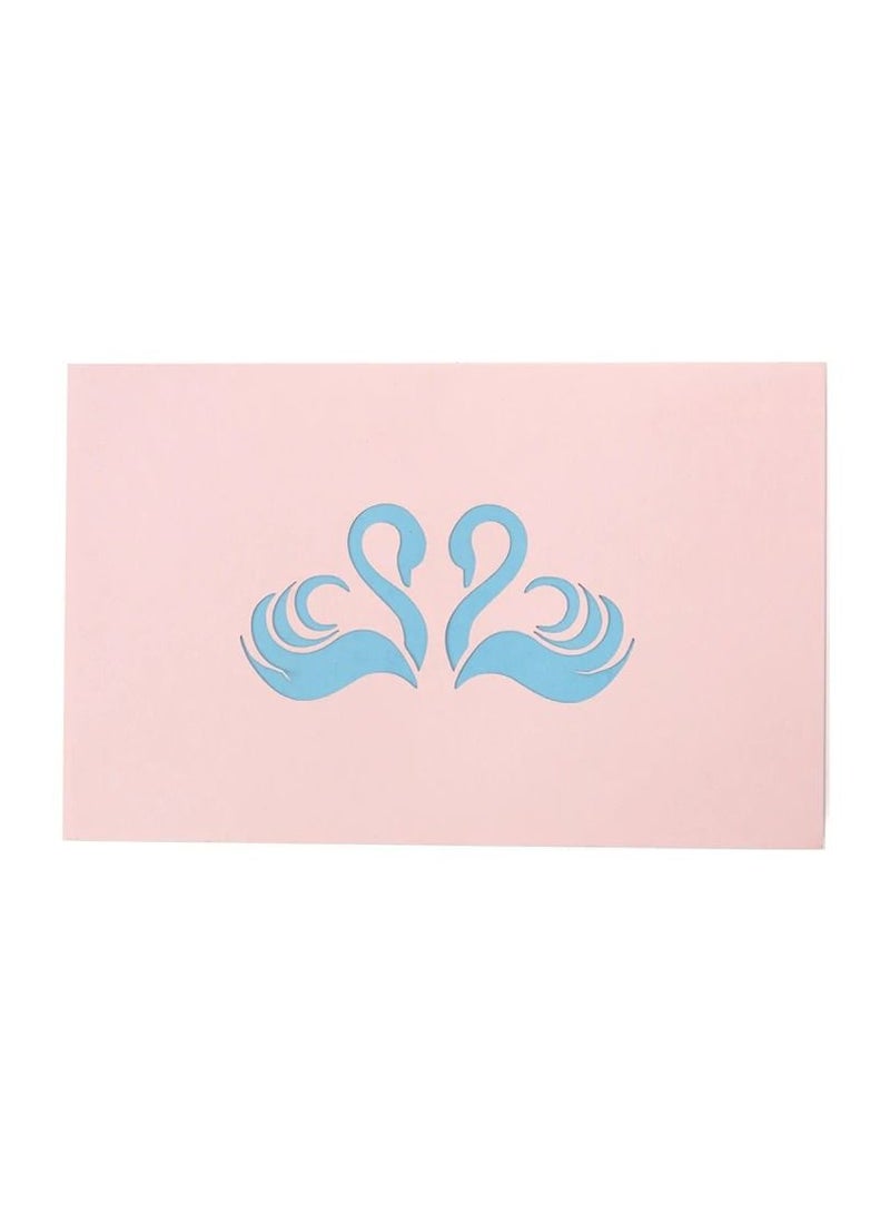 Abra Cards Swans with Blossom - Image 4